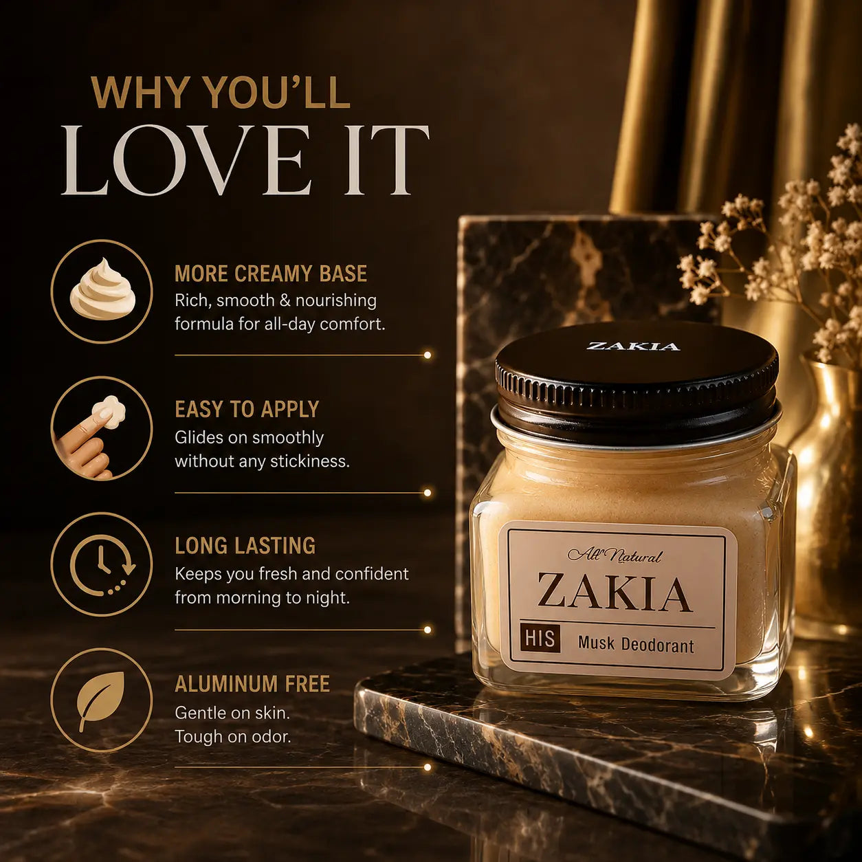 Zakia Deodorant for HIM Zakia Natural